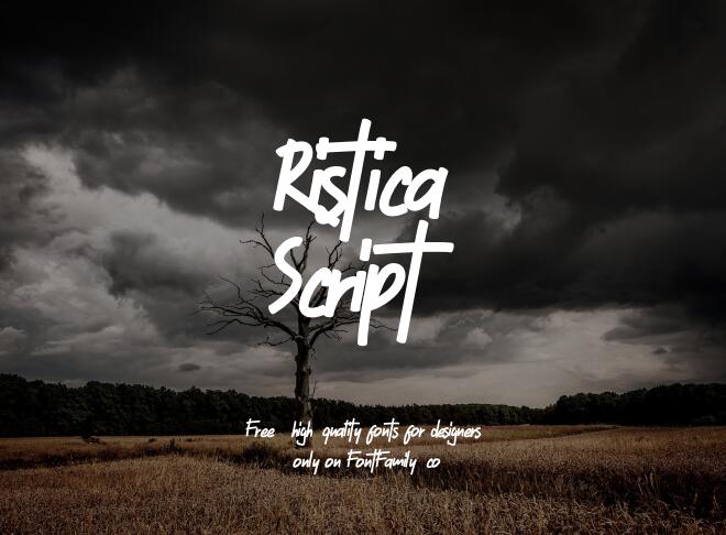 Ristica Script Font