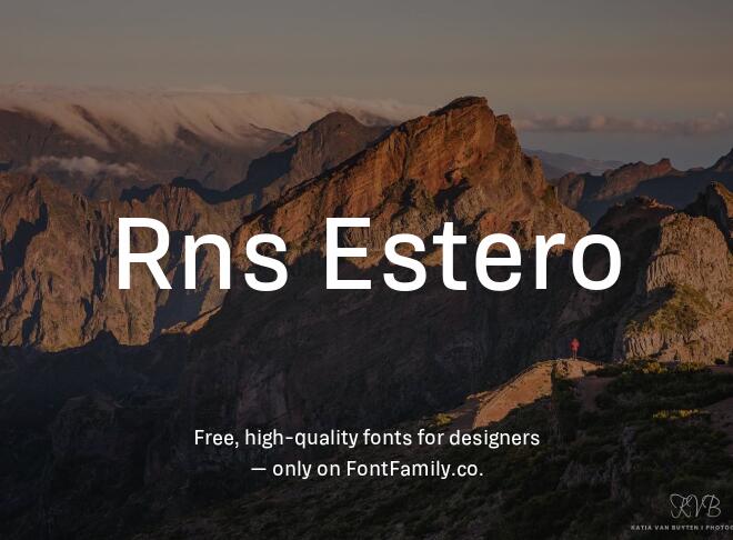 Rns Estero Font