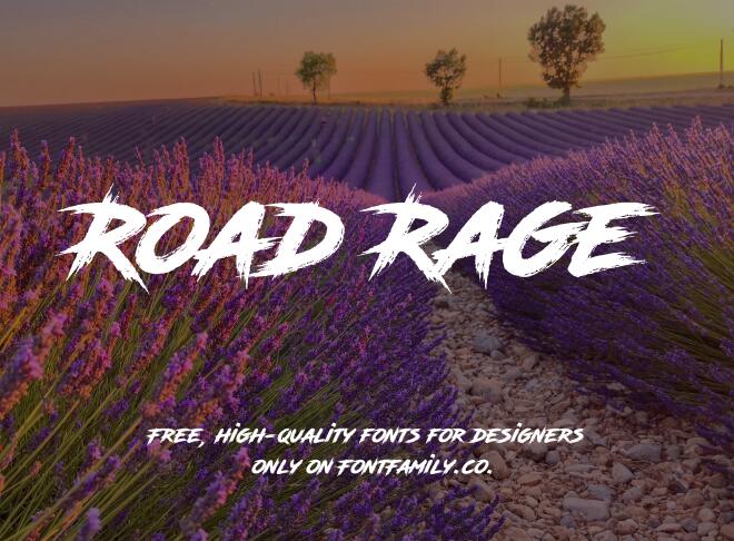 Road Rage Font