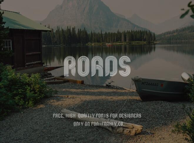 Roads Font