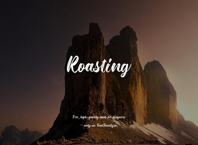 Roasting Font