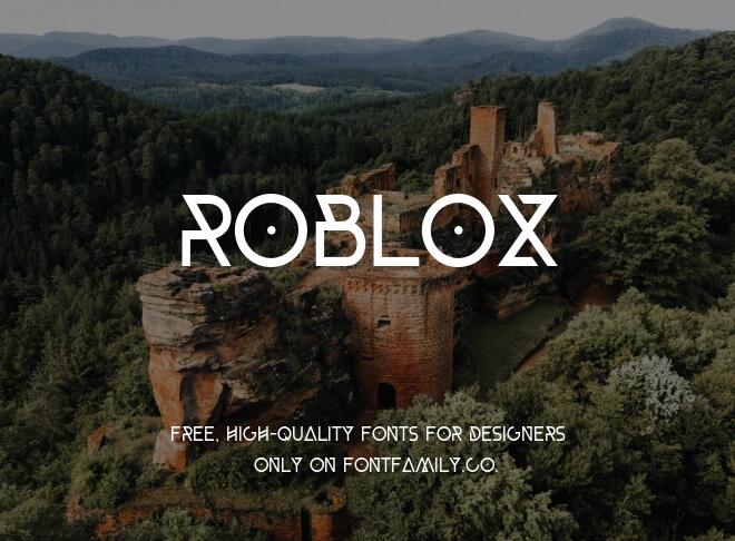 Roblox Font