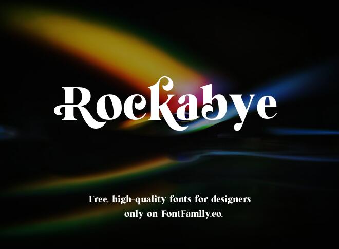 Rockabye Font