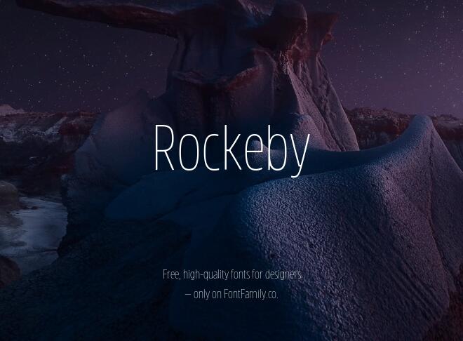 Rockeby Font