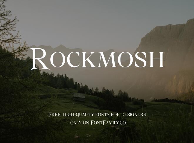 Rockmosh Font