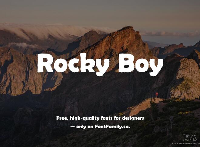 Rocky Boy Font