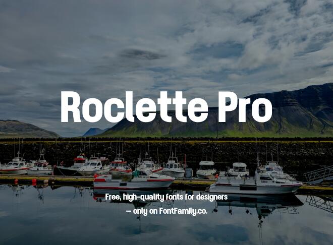 Roclette Pro Font