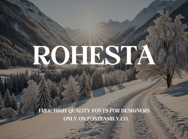 Rohesta Font