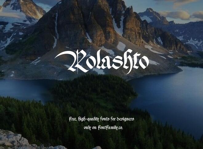 Rolashto Font