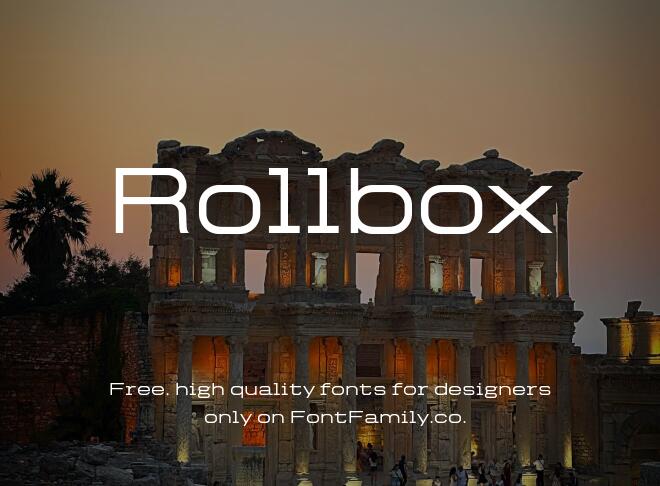 Rollbox Font