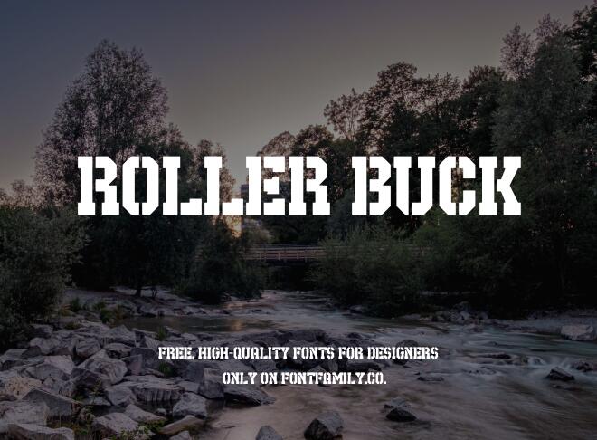 Roller Buck Font