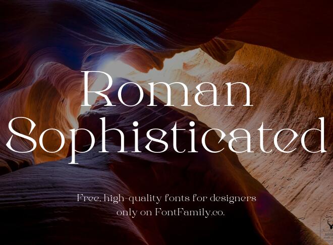 Roman Sophisticated Font
