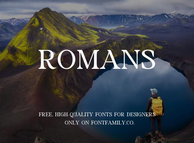 Romans Font