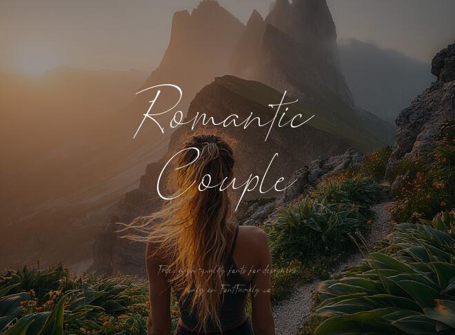 Romantic Couple Font