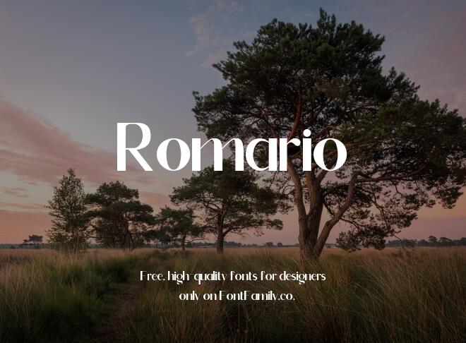 Romario Font