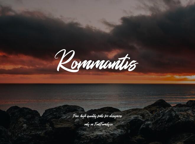 Rommantis Font