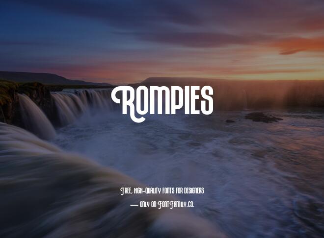 Rompies Font