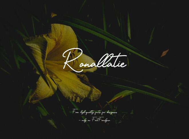 Ronallatie Font