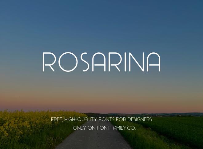 Rosarina Font