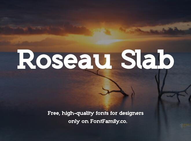 Roseau Slab Font