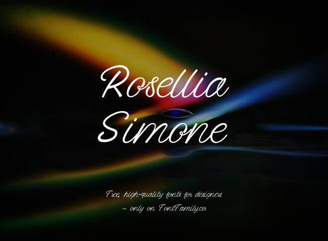Rosellia Simone Font