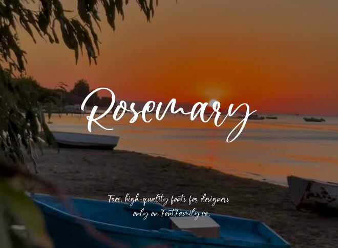 Rosemary Font