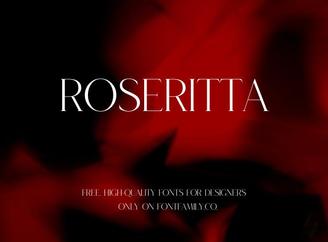 Roseritta Font