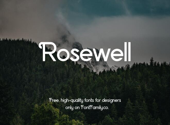 Rosewell Font
