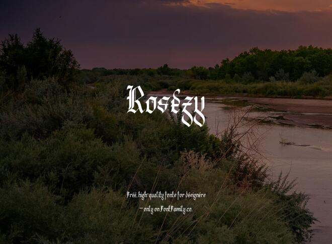 Rosezy Font