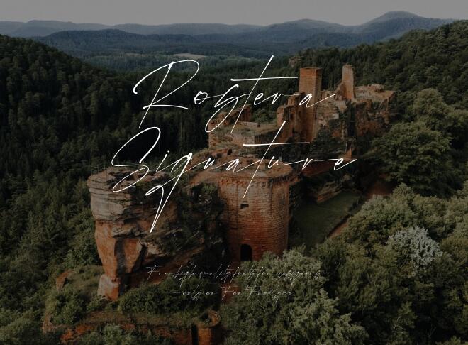 Rostera Signature Font