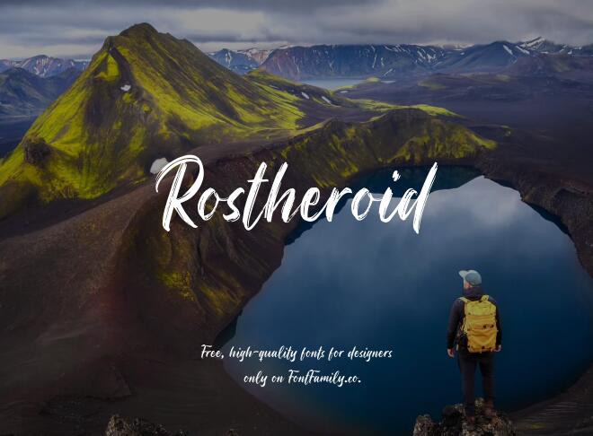 Rostheroid Font