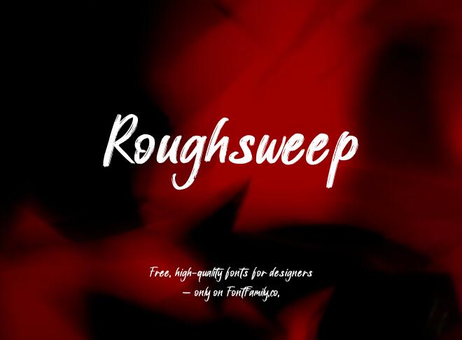 Roughsweep Font