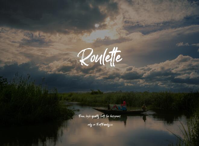 Roulette Font