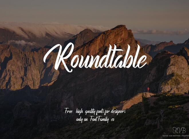 Roundtable Font