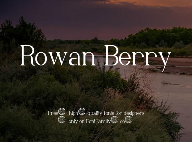 Rowan Berry Font