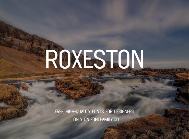 Roxeston Font