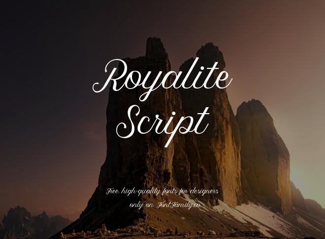 Royalite Script Font