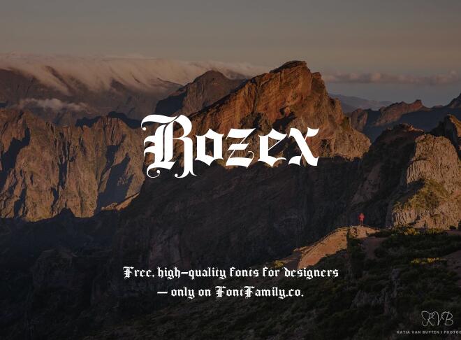 Rozex Font
