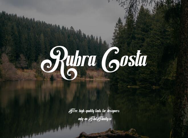 Rubra Costa Font