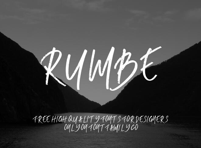 Rumbe Font
