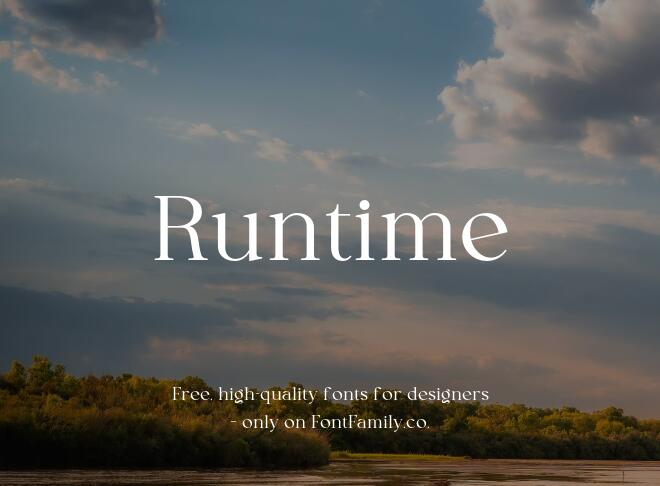 Runtime Font