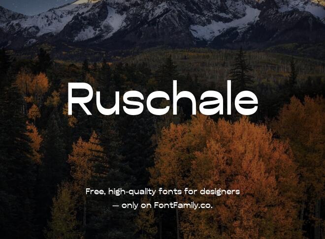 Ruschale Font