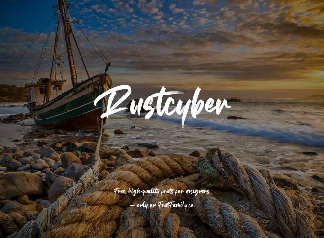 Rustcyber Font