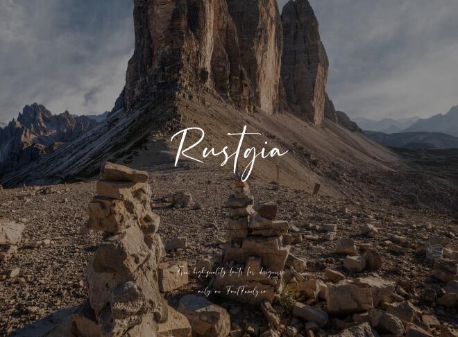 Rustgia Font