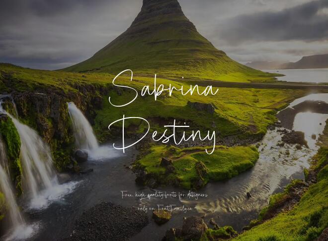 Sabrina Destiny Font