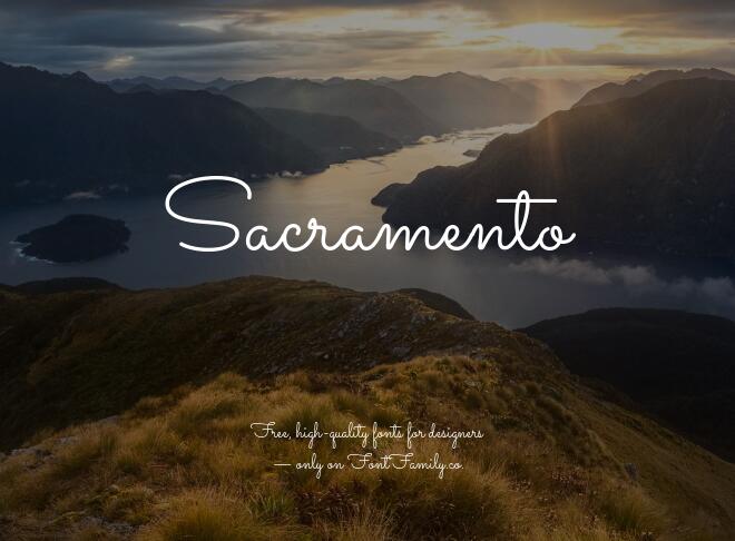 Sacramento Font