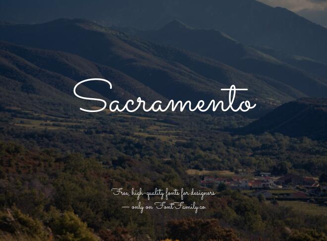 Sacramento Font