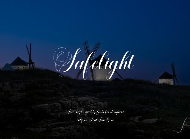 Safelight Font