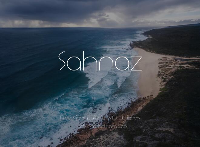 Sahnaz Font