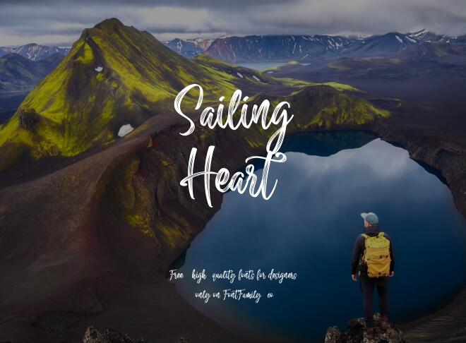 Sailing Heart Font